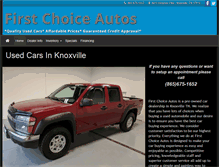 Tablet Screenshot of firstchoiceautos.com